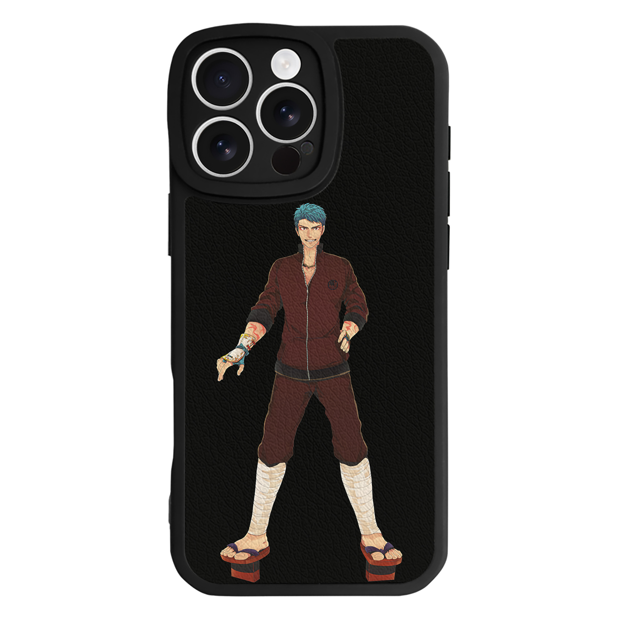（画像用） 刀剣乱舞 Touken Ranbu 【iPhone 16シリーズ対応】シリコンスマホケース（レザー調） 材質：シリコン